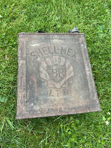 Vintage shell mex - petrol, can