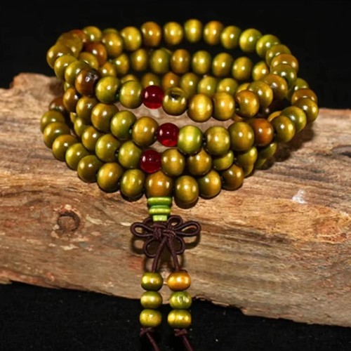 Unisex green 6mm natural - green,