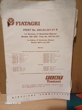 fiatagri 780 / 880 tractors workshop manual
