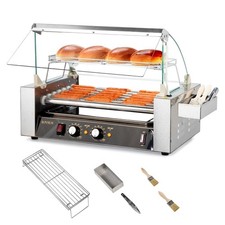 18 Hot Dog Roller Grill Cooker