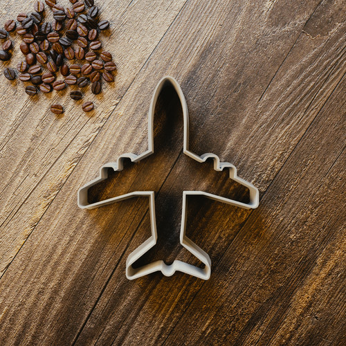 Jumbo jet cookie cutter - jet,
