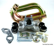 VW AIR COOLED TYPE 4 & PORSCHE 914 INLET MANIFOLD & FITTINGS TO FIT WEBER 32/36