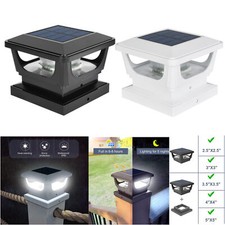 Solar Post Cap Lights Fence