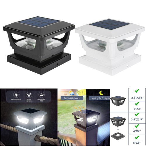 Solar post cap lights fence - post,