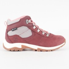 Womens Timberland MT Maddsen A2FC6 Burgundy Nubuck Waterproof Mid Hiker Boots