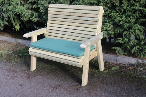 Wooden garden bench seater - garden, 2