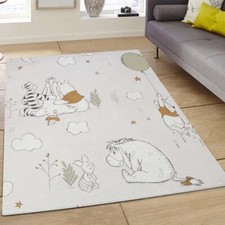 Winnie the Pooh and Friends Rug Cute Cartoon Carpet for Nursery or Bedroom