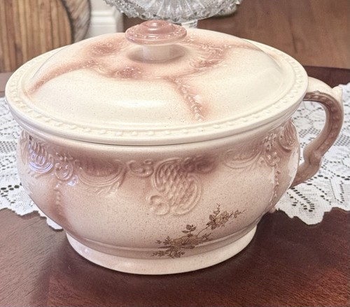 Antique porcelain chamber - antique, pot