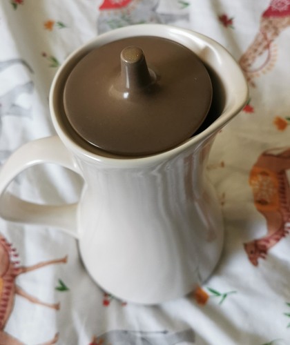 Poole pottery twintone sepia - poole,