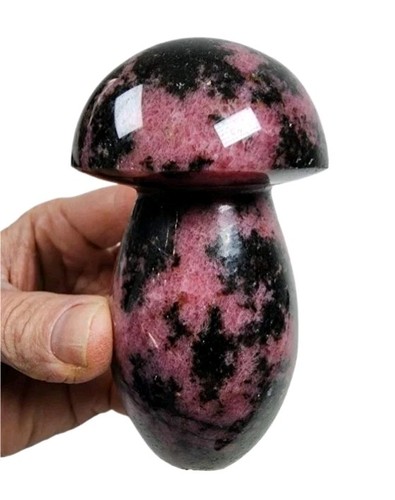 Rhodonite crystal polished - rhodonite,