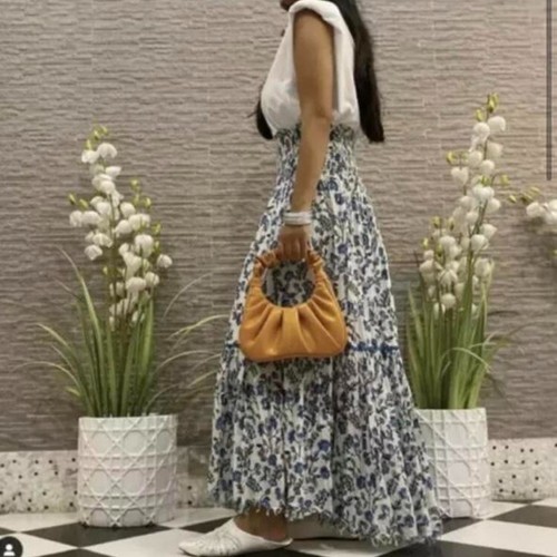 Zara boho white blue - boho,