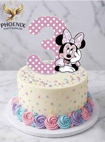Personalised minnie age cake - personalised,