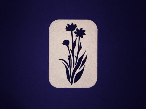 Floral stencils reusuable - floral, stencils,