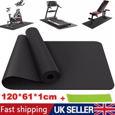 Treadmill Pad Exercise Equipment Mat NBR Floor Protector for Gym Home Fitness UK