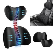 Aimisite Car Headrest & Lumbar Support Cushion, Car Seat Pillow Comfortable Neck