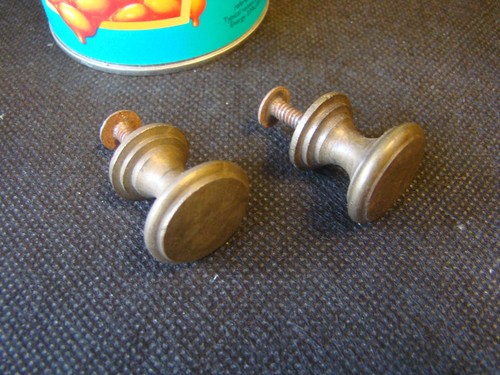 Small vintage brass - brass, door