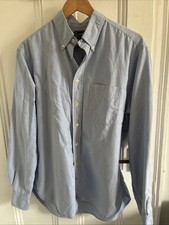 Gitman Vintage Men’s Oxford Shirt Large Blue Made in USA Used Good