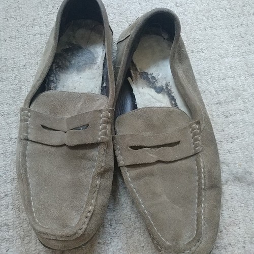Well worn khaki - suave, leather