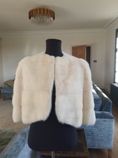 Blonde Mink Stole Cape Shawl