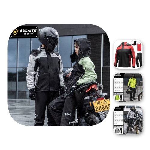 Motorcycle raincoat suit - motorcycle,