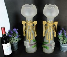 Art nouveau kralik glass - art,