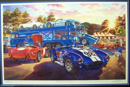 Shelby cobra 427 art 1966 - cobra,