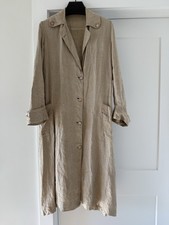 Vintage 20s Linen Buckle Back