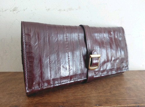 Vintage genuine eel skin - genuine,