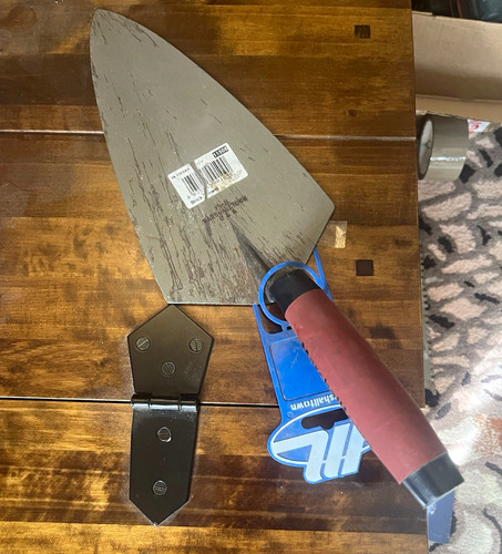 Marshalltown brick trowel red - marshalltown,