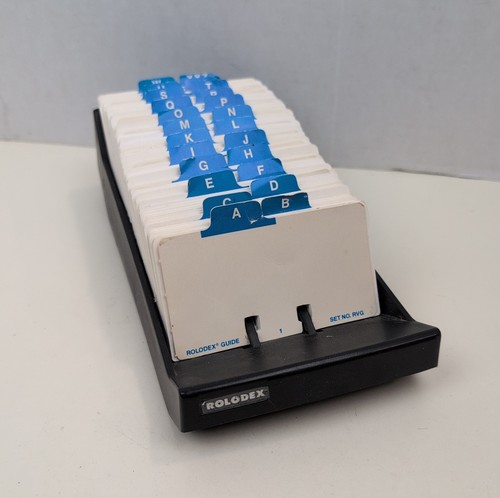 Vintage rolodex nvip rotary - nvip-24,