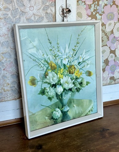 Pretty vintage floral - vintage, vernon