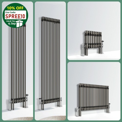Raw metal traditional radiator - raw,