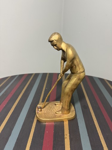 Vintage solid brass male - solid,