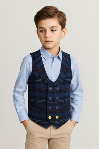 Boys tweed waistcoat kids - waistcoat, –