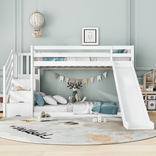 3ft wooden bunk beds kids - wooden,