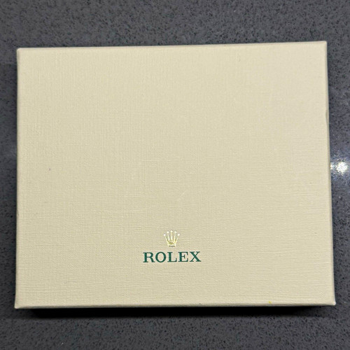 Rolex brown leather bifold - rolex,