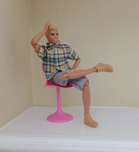 Blonde barbie ken doll made - blonde,
