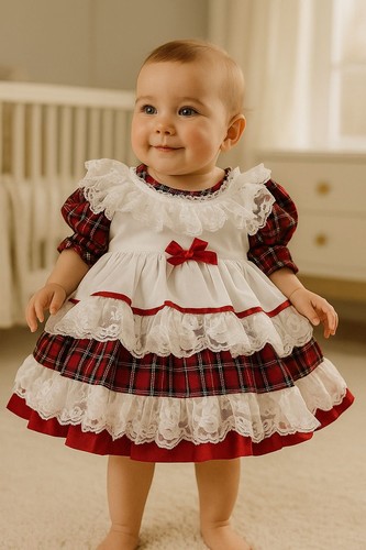 Baby girls tartan spanish - girls,