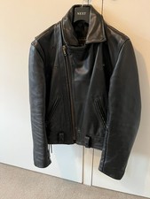 vintage vanson black  leather jacket size 38