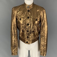MULBERRY Size 8 Gold Leather