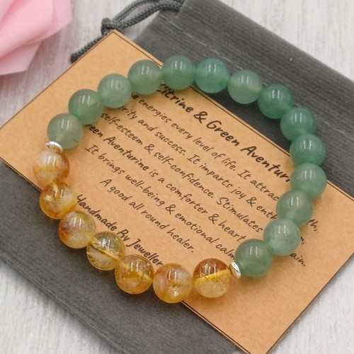 Citrine aventurine handmade - citrine, &