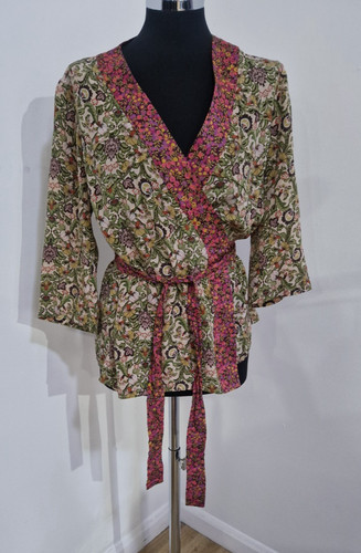 Avoca multicolour floral wrap - avoca,
