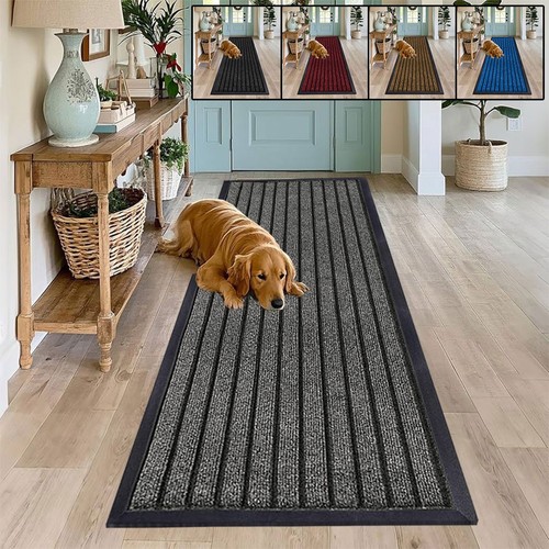 Rubber backed door mat non - rubber,