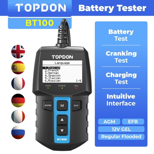 Topdon bt100 12v digital - topdon,