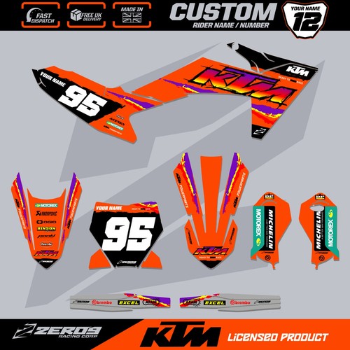 Ktm motocross graphics - ktm, 50