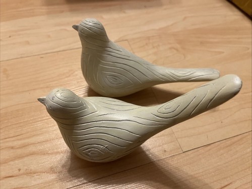 Pair ivory resin carved - pair, of