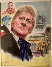 Doctor Who Third Dr Art Print