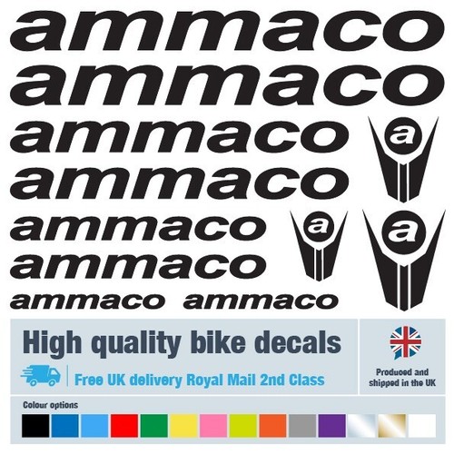 Ammaco bike labels decals - labels, /