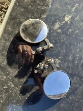 Motorcycle Custom Chopper Bobber Cafe Racer Custom Bar End Mirrors Pair 
