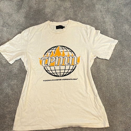 Topman men white graphic - men's,